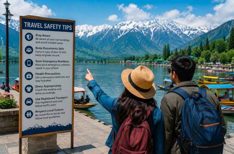 Kashmir travel safety tips for tourist